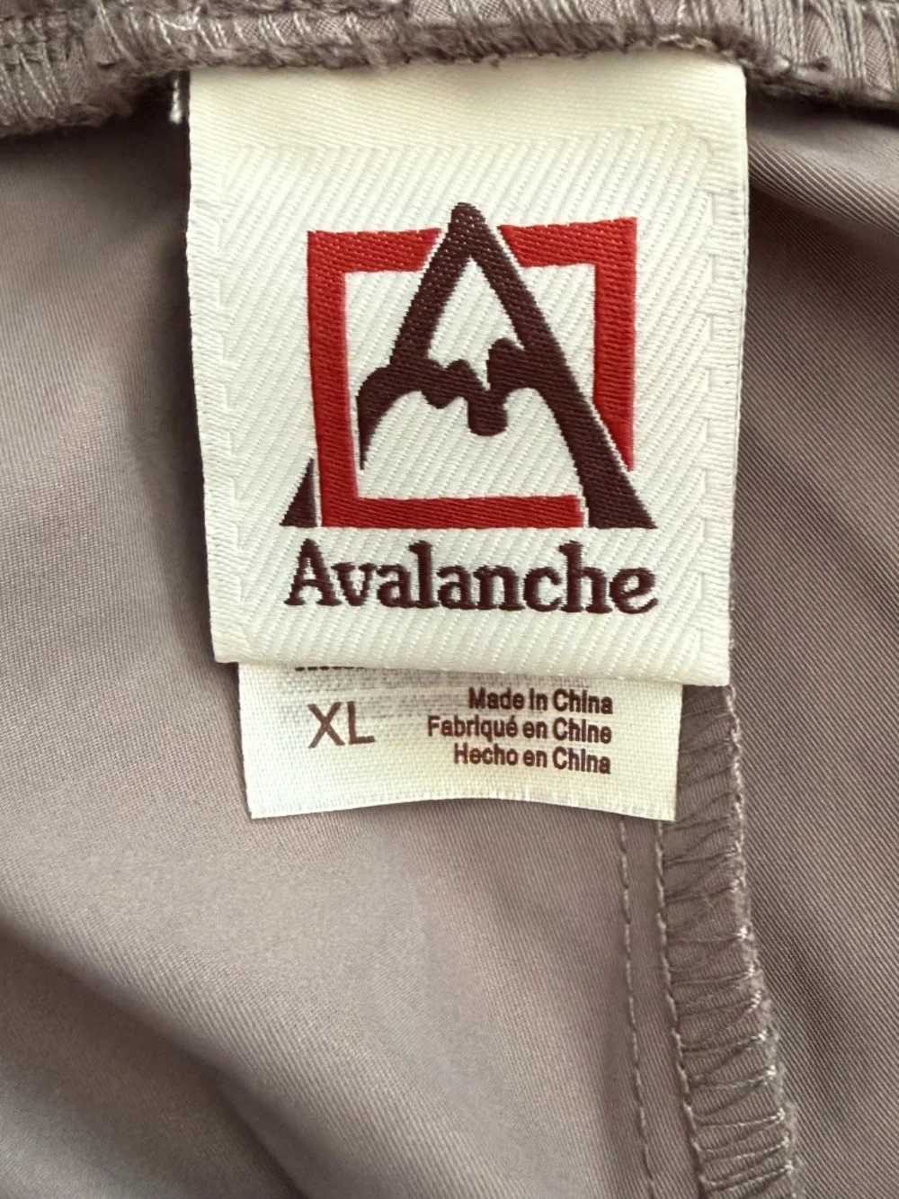 NWOT Size XL Avalanche Trek It Wide Leg Jogger in Driftwood - Picture 10 of 10
